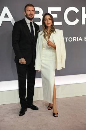 . 08 10 2025. London, United Kingdom. David and Victoria Beckham and family arriving for the Victoria Beckham world premiere in London.  xStephenxLockx xi-Imagesx IIM-26280-0025