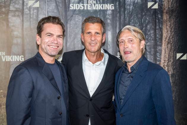 The gala premiere of Anders Thomas Jensen s, The Last Viking Nikolaj Lie Kaas, Anders Thomas Jensen, and Mads Mikkelsen at the gala premiere of Anders Thomas Jensen s The Last Viking at the Imperial in Copenhagen on Wednesday, October 8, 2025 Photo Emil Nicolai Helms Scanpix 2025 , Copenhagen Denmark  Copyright: EmilxNicolaixHelmsx spdk20251008-212806-2