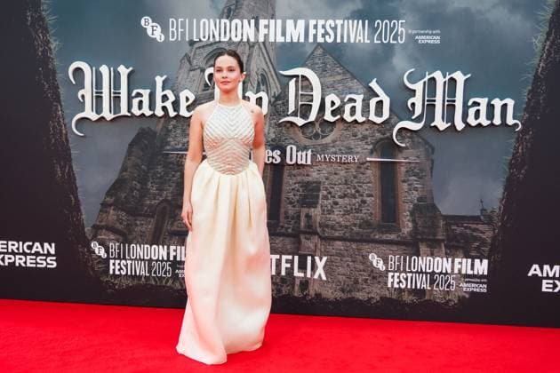 Cailee Spaeny attends the Opening Night of the BFI London Film Festival; the UK premiere of WAKE UP DEAD MAN: A KNIVES OUT STORY on Wednesday 8 October 2025 Cailee Spaeny attends the Opening Night of the BFI London Film Festival; the UK premiere of WAKE UP DEAD MAN: A KNIVES OUT STORY on Wednesday 8 October 2025 at Royal Festival Hall, London. ., Credit:Julie Edwards Avalon  Copyright: xJuliexEdwardsx xAvalonx 1044232769