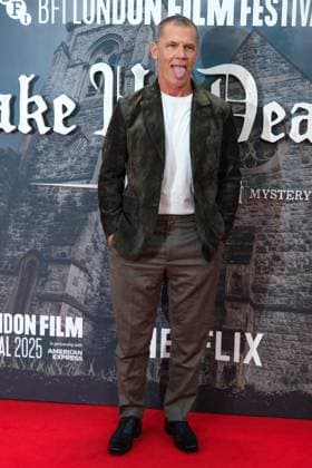 Josh Brolin attends the Opening Night of the BFI London Film Festival; the UK premiere of WAKE UP DEAD MAN: A KNIVES OUT STORY on Wednesday 8 October 2025 Josh Brolin attends the Opening Night of the BFI London Film Festival; the UK premiere of WAKE UP DEAD MAN: A KNIVES OUT STORY on Wednesday 8 October 2025 at Royal Festival Hall, London. ., Credit:Julie Edwards Avalon  Copyright: xJuliexEdwardsx xAvalonx 1044232923
