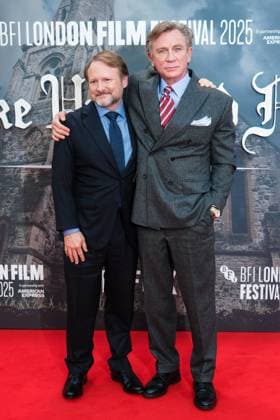 Rian Johnson and Daniel Craig attends the Opening Night of the BFI London Film Festival; the UK premiere of WAKE UP DEAD MAN: A KNIVES OUT STORY on Wednesday 8 October 2025 Rian Johnson and Daniel Craig attends the Opening Night of the BFI London Film Festival; the UK premiere of WAKE UP DEAD MAN: A KNIVES OUT STORY on Wednesday 8 October 2025 at Royal Festival Hall, London. ., Credit:Julie Edwards Avalon  Copyright: xJuliexEdwardsx xAvalonx 1044232999