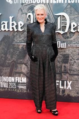 Glenn Close attends the Opening Night of the BFI London Film Festival; the UK premiere of WAKE UP DEAD MAN: A KNIVES OUT STORY on Wednesday 8 October 2025 Glenn Close attends the Opening Night of the BFI London Film Festival; the UK premiere of WAKE UP DEAD MAN: A KNIVES OUT STORY on Wednesday 8 October 2025 at Royal Festival Hall, London. ., Credit:Julie Edwards Avalon  Copyright: xJuliexEdwardsx xAvalonx 1044233229