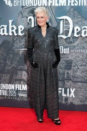 Glenn Close attends the Opening Night of the BFI London Film Festival; the UK premiere of WAKE UP DEAD MAN: A KNIVES OUT STORY on Wednesday 8 October 2025 Glenn Close attends the Opening Night of the BFI London Film Festival; the UK premiere of WAKE UP DEAD MAN: A KNIVES OUT STORY on Wednesday 8 October 2025 at Royal Festival Hall, London. ., Credit:Julie Edwards Avalon  Copyright: xJuliexEdwardsx xAvalonx 1044233247