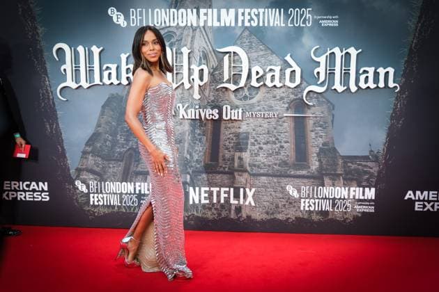 Kerry Washington attends the Opening Night of the BFI London Film Festival; the UK premiere of WAKE UP DEAD MAN: A KNIVES OUT STORY on Wednesday 8 October 2025 Kerry Washington attends the Opening Night of the BFI London Film Festival; the UK premiere of WAKE UP DEAD MAN: A KNIVES OUT STORY on Wednesday 8 October 2025 at Royal Festival Hall, London. ., Credit:Julie Edwards Avalon  Copyright: xJuliexEdwardsx xAvalonx 1044233278