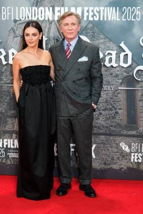 Mila Kunis and Daniel Craig attends the Opening Night of the BFI London Film Festival; the UK premiere of WAKE UP DEAD MAN: A KNIVES OUT STORY on Wednesday 8 October 2025 Mila Kunis and Daniel Craig attends the Opening Night of the BFI London Film Festival; the UK premiere of WAKE UP DEAD MAN: A KNIVES OUT STORY on Wednesday 8 October 2025 at Royal Festival Hall, London. ., Credit:Julie Edwards Avalon  Copyright: xJuliexEdwardsx xAvalonx 1044233427