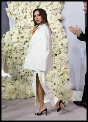 . 08 10 2025. London, United Kingdom. David and Victoria Beckham at the Victoria Beckham world premiere in London.  xStephenxLockx xi-Imagesx IIM-26280-0035