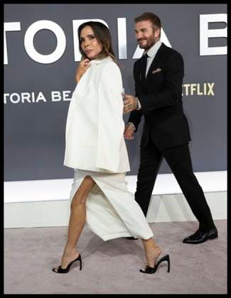 . 08 10 2025. London, United Kingdom. David and Victoria Beckham at the Victoria Beckham world premiere in London.  xStephenxLockx xi-Imagesx IIM-26280-0036