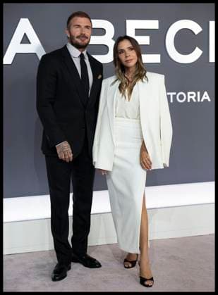 . 08 10 2025. London, United Kingdom. David and Victoria Beckham at the Victoria Beckham world premiere in London.  xStephenxLockx xi-Imagesx IIM-26280-0044