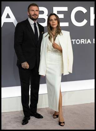 . 08 10 2025. London, United Kingdom. David and Victoria Beckham at the Victoria Beckham world premiere in London.  xStephenxLockx xi-Imagesx IIM-26280-0050