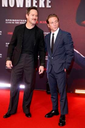 Springsteen , movie premiere at Zoo Palast, Berlin, 08 10 2025 Director Scott Cooper and Jeremy Allen White at the premiere of the movie Springsteen Deliver Me From Nowhere at Zoo Palast Berlin, 08 10 2025 Berlin Zoo Palast Copyright: xAnitaxBuggex