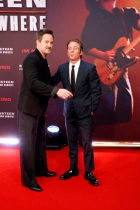 Springsteen , movie premiere at Zoo Palast, Berlin, 08 10 2025 Director Scott Cooper and Jeremy Allen White at the premiere of the movie Springsteen Deliver Me From Nowhere at Zoo Palast Berlin, 08 10 2025 Berlin Zoo Palast Copyright: xAnitaxBuggex