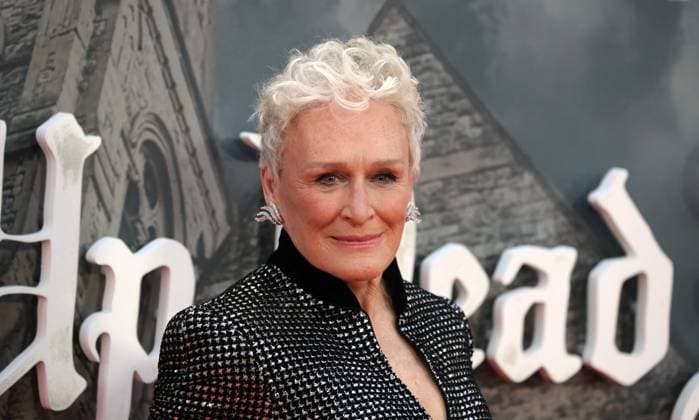 Opening Gala screening of Wake Up Dead Man: A Knives Out Mystery in London, UK - 8 Oct 2025 Glenn Close attends the Opening Gala screening of Wake Up Dead Man: A Knives Out Mystery during the 69th BFI London Film Festival. London United Kingdom Copyright: xFredxDuvalx xSOPAxImagesx FD_knifes_out_story_26