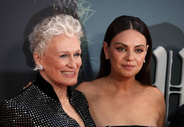 October 8, 2025, London, United Kingdom: Glenn Close and Mila Kunis attend the Opening Gala screening of Wake Up Dead Man: A Knives Out Mystery during the 69th BFI London Film Festival. London United Kingdom - ZUMAs197 20251008_aab_s197_060 Copyright: xFredxDuvalx