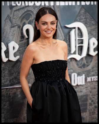 . 08 10 2025. London, United Kingdom. Mila Kunis arriving at the premiere of Wake Up Dead Man: A Knives Out Mystery, on the opening night of the London Film Festival  xStephenxLockx xi-Imagesx IIM-26279-0029