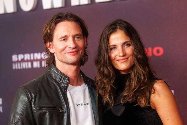 German premiere Deliver Me from Nowhere August Wittgenstein and Mia Rohla at the German premiere of the film Deliver Me from Nowhere at the Zoo Palast on 08 10 2025 in Berlin Copyright: xEventpressxKochanx