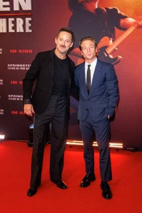 German premiere Deliver Me from Nowhere Scott Cooper and Jeremy Allen White at the German premiere of the film Deliver Me from Nowhere at Zoo Palast on 08 10 2025 in Berlin Copyright: xEventpressxKochanx