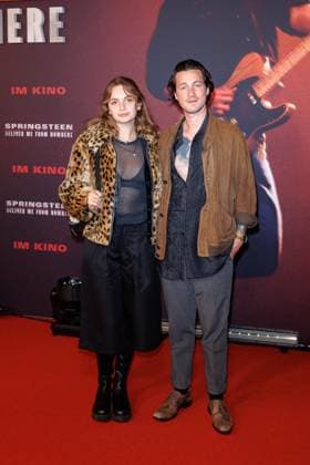 German premiere Deliver Me from Nowhere Paulina Sophie RuÌˆmmelein and Patrick Roche at the German premiere of the film Deliver Me from Nowhere at the Zoo Palast on 08 10 2025 in Berlin Copyright: xEventpressxKochanx
