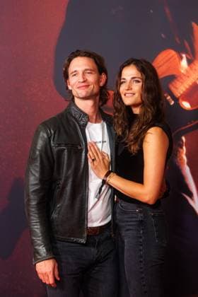 German premiere Deliver Me from Nowhere August Wittgenstein and Mia Rohla at the German premiere of the film Deliver Me from Nowhere at the Zoo Palast on 08 10 2025 in Berlin Copyright: xEventpressxKochanx