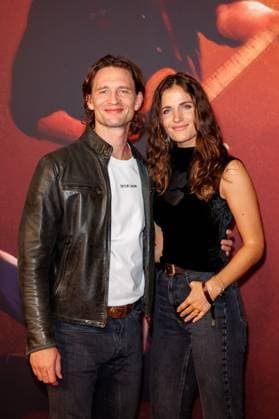 German premiere Deliver Me from Nowhere August Wittgenstein and Mia Rohla at the German premiere of the film Deliver Me from Nowhere at the Zoo Palast on 08 10 2025 in Berlin Copyright: xEventpressxKochanx