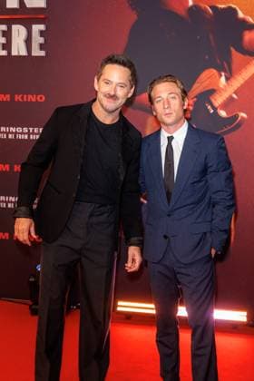 German premiere Deliver Me from Nowhere Scott Cooper and Jeremy Allen White at the German premiere of the film Deliver Me from Nowhere at Zoo Palast on 08 10 2025 in Berlin Copyright: xEventpressxKochanx