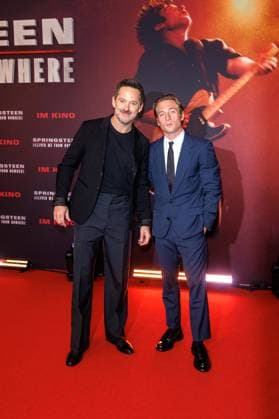 German premiere Deliver Me from Nowhere Scott Cooper and Jeremy Allen White at the German premiere of the film Deliver Me from Nowhere at Zoo Palast on 08 10 2025 in Berlin Copyright: xEventpressxKochanx