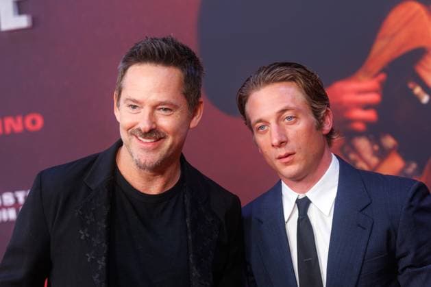 German premiere Deliver Me from Nowhere Scott Cooper and Jeremy Allen White at the German premiere of the film Deliver Me from Nowhere at Zoo Palast on 08 10 2025 in Berlin Copyright: xEventpressxKochanx
