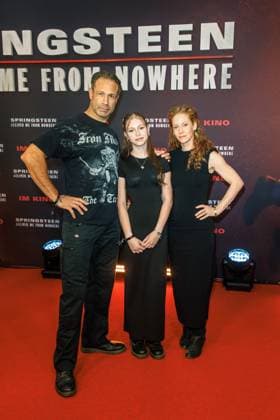 German premiere Deliver Me from Nowhere Jared Hasselhoff and Sina Valeska Jung at the German premiere of the film Deliver Me from Nowhere at the Zoo Palast on 08 10 2025 in Berlin Copyright: xEventpressxKochanx