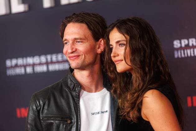 German premiere Deliver Me from Nowhere August Wittgenstein and Mia Rohla at the German premiere of the film Deliver Me from Nowhere at the Zoo Palast on 08 10 2025 in Berlin Copyright: xEventpressxKochanx