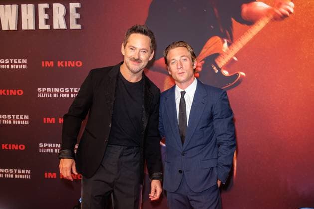 German premiere Deliver Me from Nowhere Scott Cooper and Jeremy Allen White at the German premiere of the film Deliver Me from Nowhere at Zoo Palast on 08 10 2025 in Berlin Copyright: xEventpressxKochanx