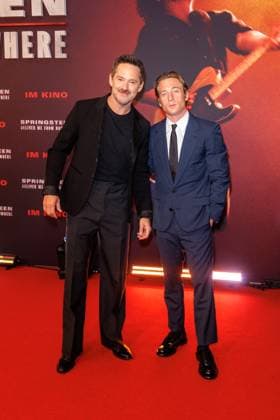 German premiere Deliver Me from Nowhere Scott Cooper and Jeremy Allen White at the German premiere of the film Deliver Me from Nowhere at Zoo Palast on 08 10 2025 in Berlin Copyright: xEventpressxKochanx