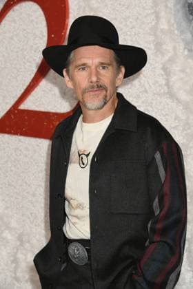 HOLLYWOOD, CA - OCTOBER 8: Ethan Hawke at the premiere of Universal Pictures Black Phone 2 at TCL Chinese Theatre on October 8, 2025 in Hollywood, California. Copyright: xJeffreyxMayerx