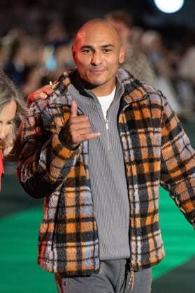 Runway For The Association Debout En Bouts At Roland-Garros Abel Aber walks the runway for the association Debout En Bouts. 30 amputees wearing prosthetics parade on the Philippe-Chatrier court at Roland-Garros stadium on October 08, 2025 in Paris, France. Photo by Nasser Berzane ABACAPRESS.COM Paris France  Copyright: xBerzanexNasser ABACAx