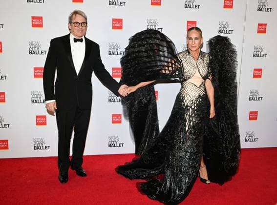 Entertainment Bilder des Tages New York City Ballet 2025 Fall Fashion Gala Matthew Broderick, Sarah Jessica Parker attend the New York City Ballet 2025 Fall Fashion Gala at David H. Koch Theater at Lincoln Center on October 08, 2025 in New York City. New York City David H. Koch Theater at Lincoln New York USA Copyright: xJeremyxSmith imageSPACEx