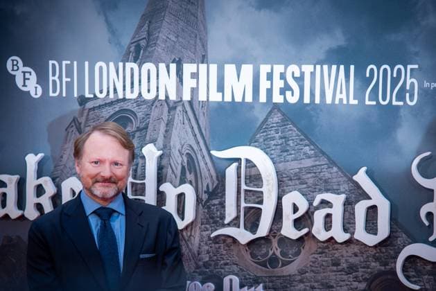 October 8, 2025, London, United Kingdom: Rian Johnson attends the Wake Up Dead Man: A Knives Out Mystery opening gala during the 69th BFI London Film Festival at The Royal Festival Hall. London United Kingdom - ZUMAs197 20251008_aaa_s197_217 Copyright: xLoredanaxSangiulianox
