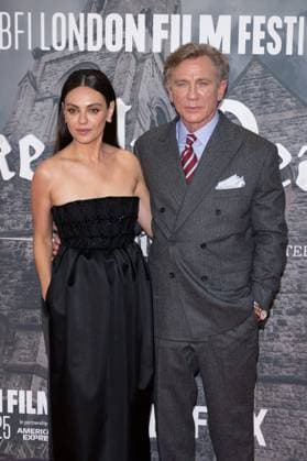 WAKE UP DEAD MAN: A KNIVES OUT STORY BFI LFF Mila Kunis and Daniel Craig attend the Opening Night of the BFI London Film Festival; the UK premiere of WAKE UP DEAD MAN: A KNIVES OUT STORY, taking place on Wednesday 8th of October at The Royal Festival Hall. London , UK, Credit:BFI LFF; WAKE UP DEAD MAN: A KNIVES OUT STORY Avalon UK, London  Copyright: xBFIxLFF;xWAKExUPxDEADxMAN:xAxKNIVESxOUTxSTORYx xAvalonx 1044253343