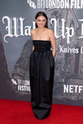 WAKE UP DEAD MAN: A KNIVES OUT STORY BFI LFF Mila Kunis attend the Opening Night of the BFI London Film Festival; the UK premiere of WAKE UP DEAD MAN: A KNIVES OUT STORY, taking place on Wednesday 8th of October at The Royal Festival Hall. London , UK, Credit:BFI LFF; WAKE UP DEAD MAN: A KNIVES OUT STORY Avalon UK, London  Copyright: xBFIxLFF;xWAKExUPxDEADxMAN:xAxKNIVESxOUTxSTORYx xAvalonx 1044253440