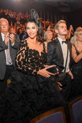 abb Micaela Schaefer at the world premiere of the new Grand Show Blinded by delight at Friedrichstadt Palast on 08 10 2025 in Berlin Berlin Germany