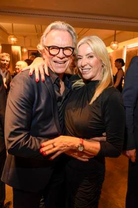 abb Wolfgang Lippert Mrs. Gesine Lippert at the Aftershow Party at the World Premiere of the new Grand Show Blinded by delight at Friedrichstadt Palast on 08 10 2025 in Berlin Berlin Germany