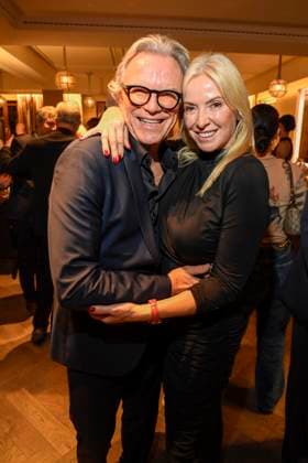 abb Wolfgang Lippert Mrs. Gesine Lippert at the Aftershow Party at the World Premiere of the new Grand Show Blinded by delight at Friedrichstadt Palast on 08 10 2025 in Berlin Berlin Germany