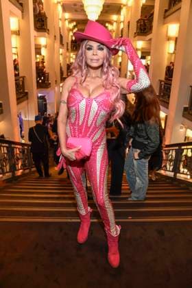 abb Kader Loth at the aftershow party at the world premiere of the new Grand Show Blinded by delight at Friedrichstadt Palast on 08 10 2025 in Berlin Berlin Germany