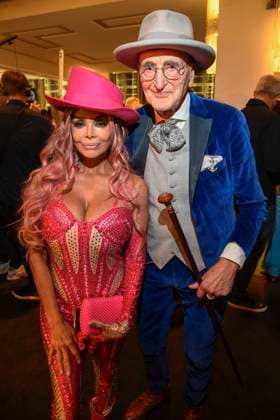 abb Kader Loth and Guenther Krabbenhoeft at the aftershow party at the world premiere of the new Grand Show Blinded by delight at Friedrichstadt Palast on 08 10 2025 in Berlin Berlin Germany
