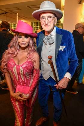 abb Kader Loth and Guenther Krabbenhoeft at the aftershow party at the world premiere of the new Grand Show Blinded by delight at Friedrichstadt Palast on 08 10 2025 in Berlin Berlin Germany