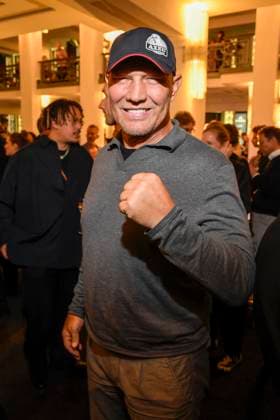 abb Axel Schulz at the aftershow party at the world premiere of the new Grand Show Blinded by delight at Friedrichstadt Palast on 08 10 2025 in Berlin Berlin Germany