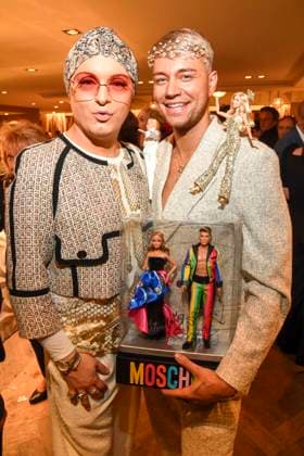 abb Julian F M Stoeckel and Marcell Damaschke at the aftershow party at the world premiere of the new Grand Show Blinded by delight at Friedrichstadt Palast on 08 10 2025 in Berlin Berlin Germany