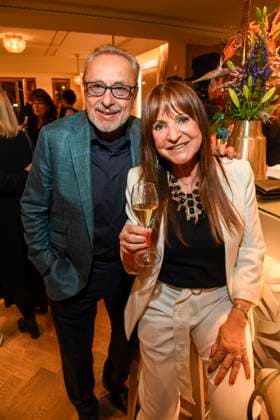 abb Wolfgang Stumph and Mrs. Christine Stumph at the Aftershow Party at the World Premiere of the new Grand Show Blinded by delight at Friedrichstadt Palast on 08 10 2025 in Berlin Berlin Germany