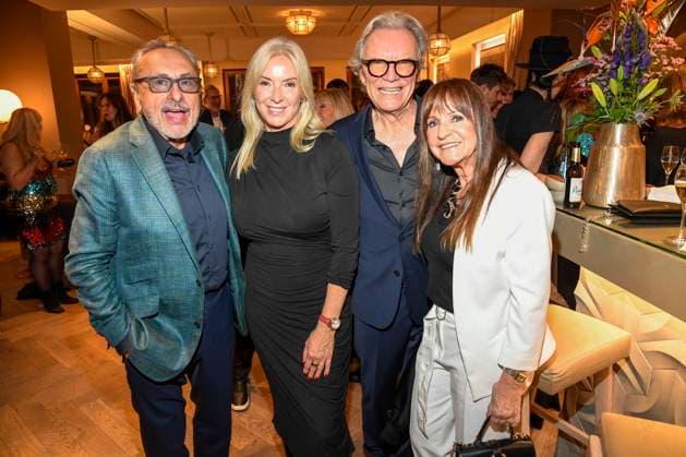 abb Wolfgang Stumph, Gesine Lippert Wolfgang Lippert and Christine Stumph at the aftershow party at the world premiere of the new Grand Show Blinded by delight at Friedrichstadt Palast on 08 10 2025 in Berlin Berlin Germany
