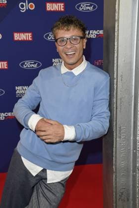 Emil Kusmirek at the presentation of the BUNTE New Face Award at the Festsaal Kreuzberg in Berlin on 08 10 2025