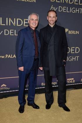 Dr. Berndt Schmidt and Oliver Hoppmann World premiere of the show BLINDED by DELIGHT at Friedrichstadt Palast Berlin on 08 10 2025 Premiere BLINDED by DELIGHT