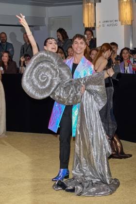 Klaudia Giez and Julian David World premiere of the show BLINDED by DELIGHT at Friedrichstadt Palast Berlin on 08 10 2025 Premiere BLINDED by DELIGHT