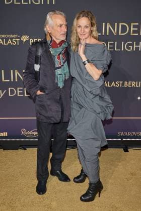 Alfred Hain father and Jeanette Hain world premiere of the show BLINDED by DELIGHT at Friedrichstadt Palast Berlin on 08 10 2025 Premiere BLINDED by DELIGHT